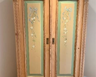 Small painted armoire