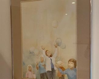 Whimsical watercolor