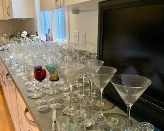 Lots of glassware