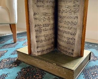 Book features music - opened to "Nocturno"