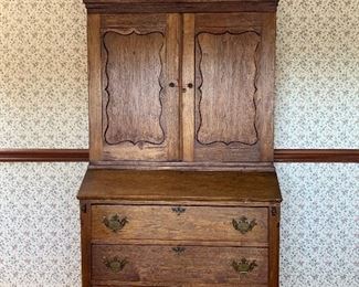 Antique Butternut Secretary