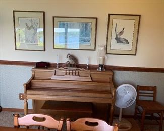 Lowrey Piano, Framed Wildlife Prints