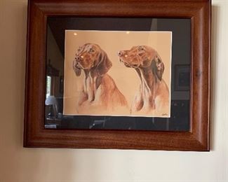 pencil drawings of dogs, original artwork