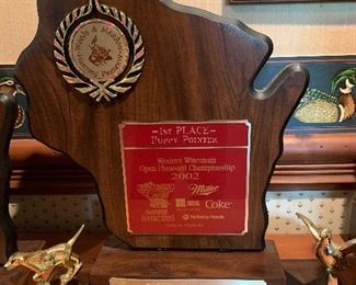 First place trophies