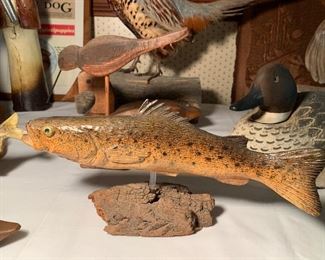 Mounted trout