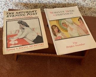 Vintage magazines, Saturday Evening Post & Woman's Home Companion 1915
