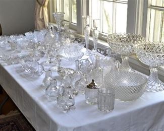 COLLECTION OF ANTIQUE CUT GLASS