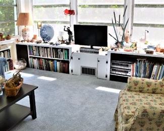 GOOD SELECTION OF BOOKS THROUGHOUT THE HOUSE