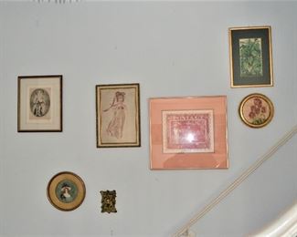 VARIOUS FRAMED ART 