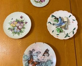 Assorted Collectible Plates Hand Painted