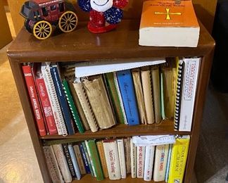 Bookcase, Assorted Books, Stagecoach, Childs Toy