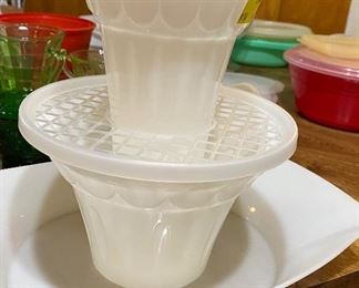 Tupperware Floral Container