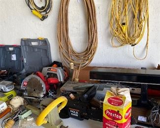 Assorted Electrical Tools, Electrical Cords