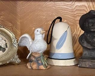 Assorted Household Collectibles, Southwest Dinner Bell