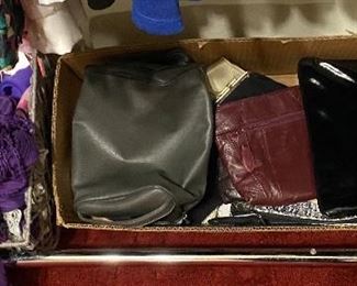 Assorted Purses, Scarves