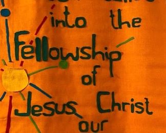 Banner "You have been called into the Fellowship of Jesus Christ our Lord"
