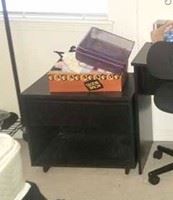 Small night stand with fold up table $15