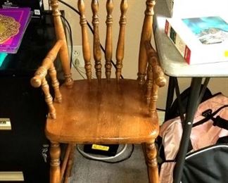 Antique kids high chair $15
