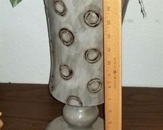 Nice pottery vase $10  16" tall