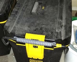 2 Stanley mobile tool box $25 for pair