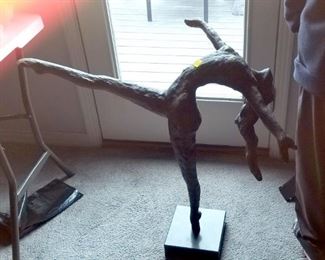 sculpture ballerina 34"  $30 