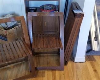 4 m/c folding chairs  $80