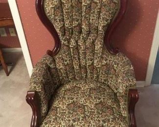 Victorian reproduction chair