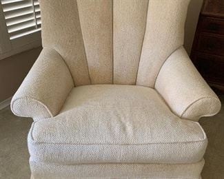 Set of two Drexel upholstered chairs - some light discoloration