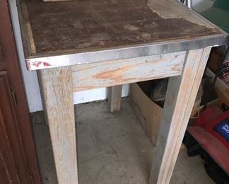 utility table in garage