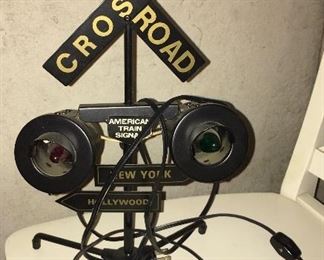 Railroad Crossing lamp