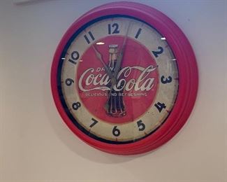 Reproduction Coke Clock $40.00
