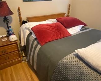 Full size bed won $50