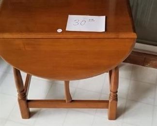 Small drop leaf table $30