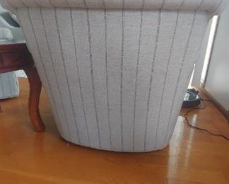 Back of swivel chair.
