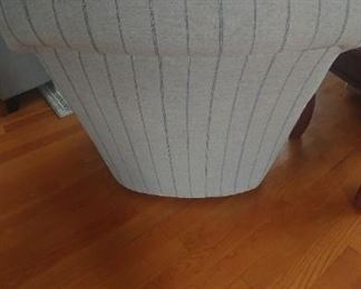 Back view of swivel chair.