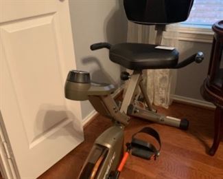 Exerpeutic Recumbent exercise bike. Perfect for indoor exercising right now!