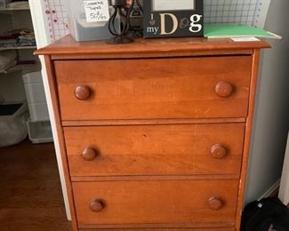 4 drawer antique chest. Needs love! New project for right now!
