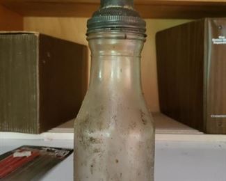 Vintage oil bottle 