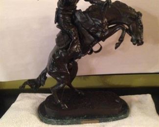 Remington 24" bronze Bronco Buster