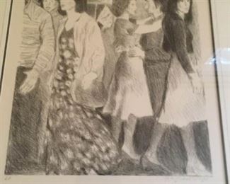 Artist Proof By Raphael Soyer https://ctbids.com/#!/description/share/361899