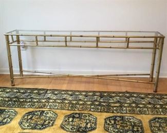 Gold Tone Console Table https://ctbids.com/#!/description/share/361975