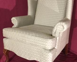 Queen Anne Style Wingback Chair https://ctbids.com/#!/description/share/361940