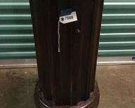 Great mahogany and marble plant stand