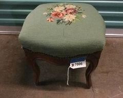 Needlepoint stool