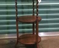 Antique three tiered stand