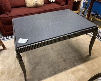 Metal/base and slate/top coffee table.  40" x 28" x 22" $450  Great condition
