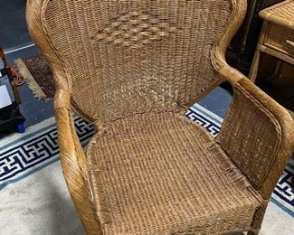 Wicker chair $75  Good condition