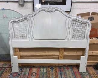 Painted headboard that can accommodate either a full or queen size mattress $150