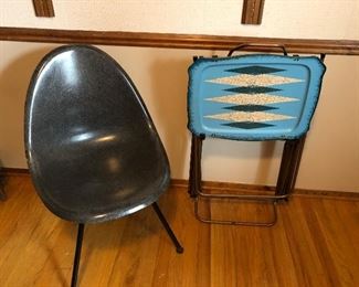 RETRO CHAIR, RETRO MUD CENTURY METAL TV TRAYS