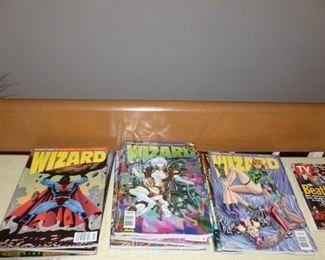 Wizard comics/magazines